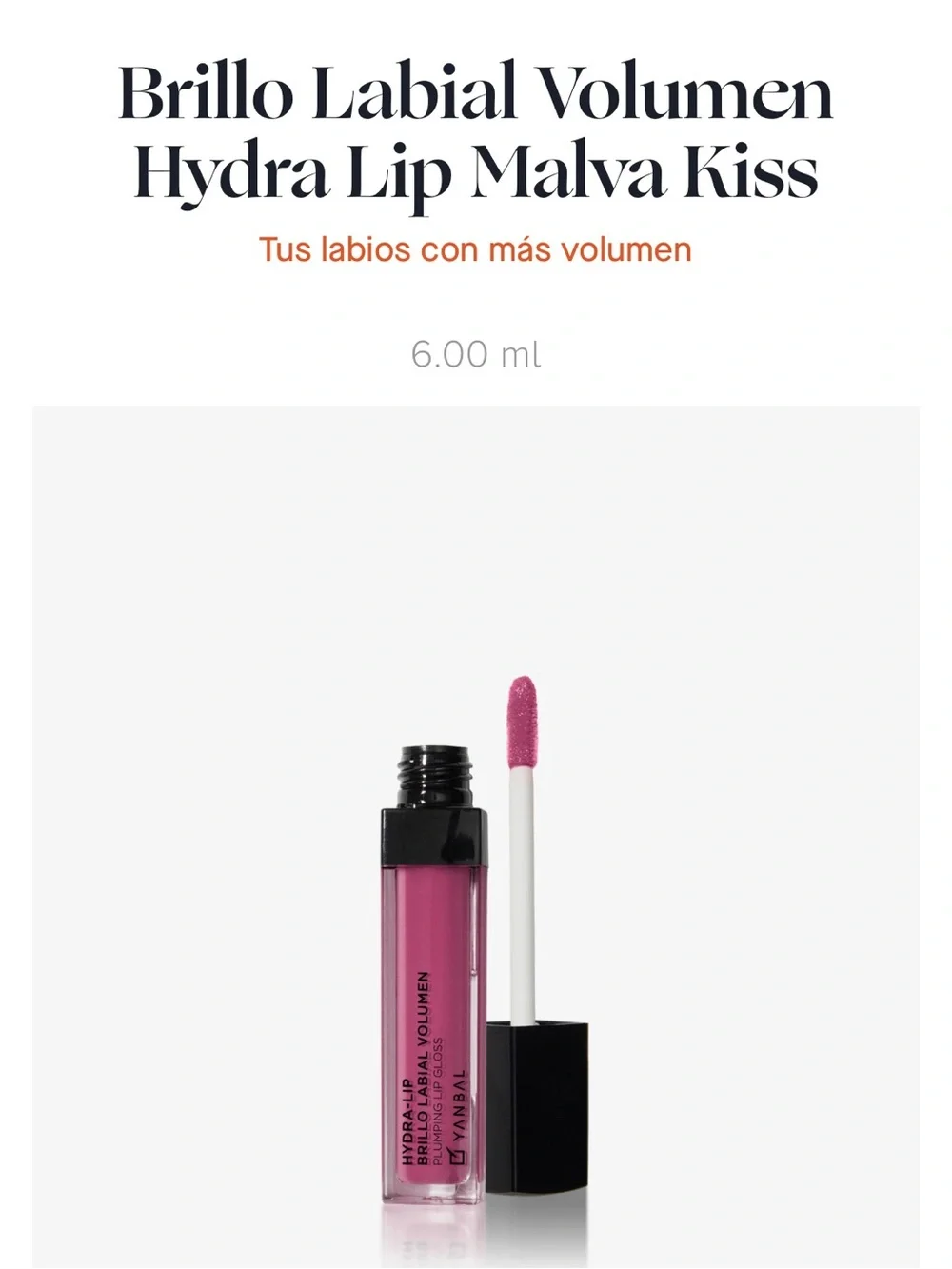 Hydra Lip Gloss — Pink Plumping Shine